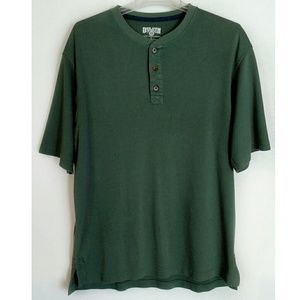 Deluth Trading Co Longtail T CoolMax Henley sz Lg